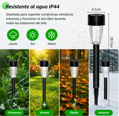 Luces Solares LED Exterior Jardín