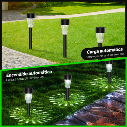 Luces Solares LED Exterior Jardín